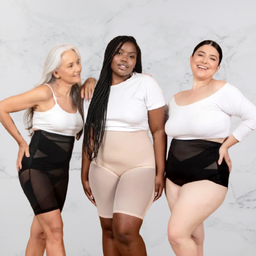 Shaper-Shorts mit hoher Taille