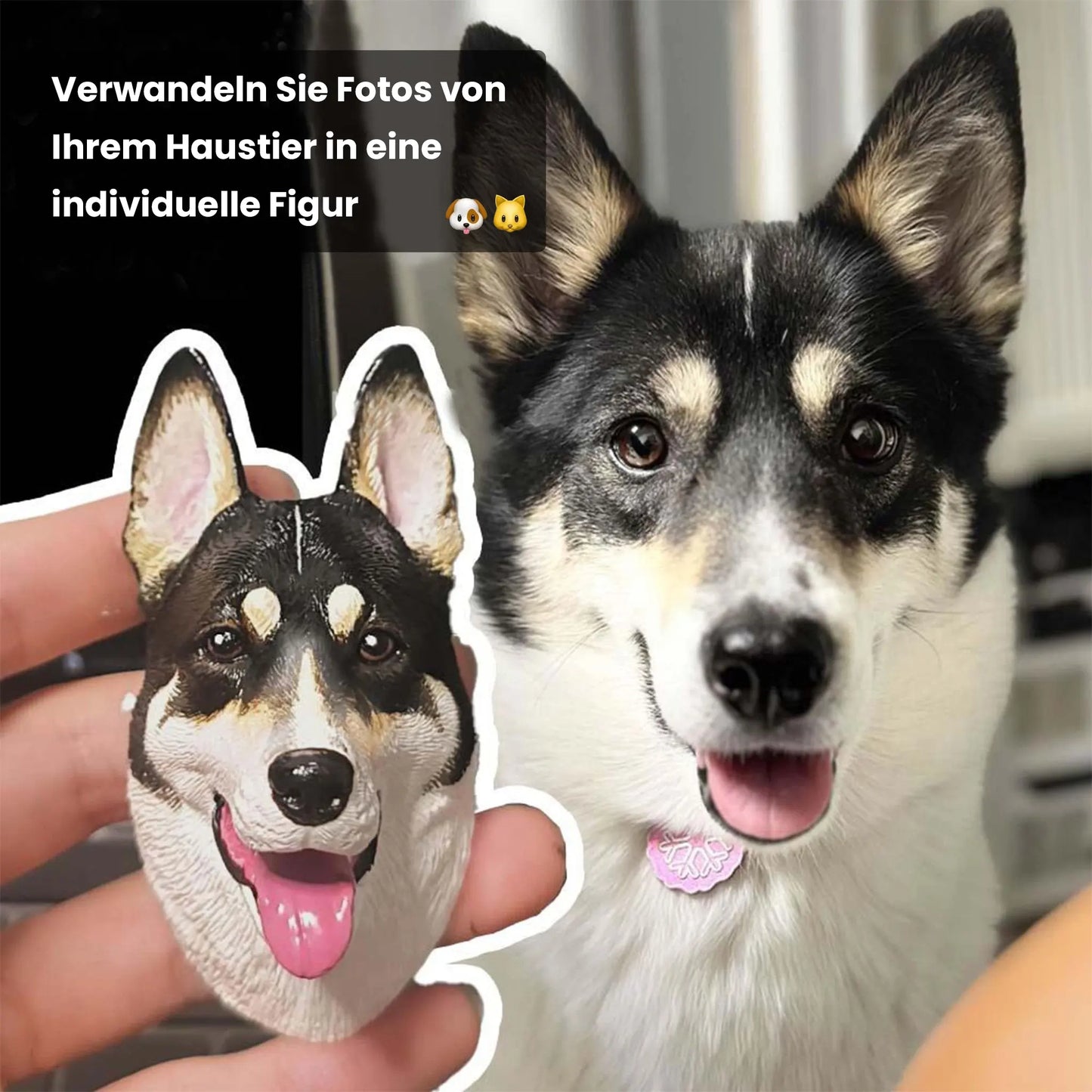 MagniPet® - Personalisierte Magnetische 3D-Haustierfigur