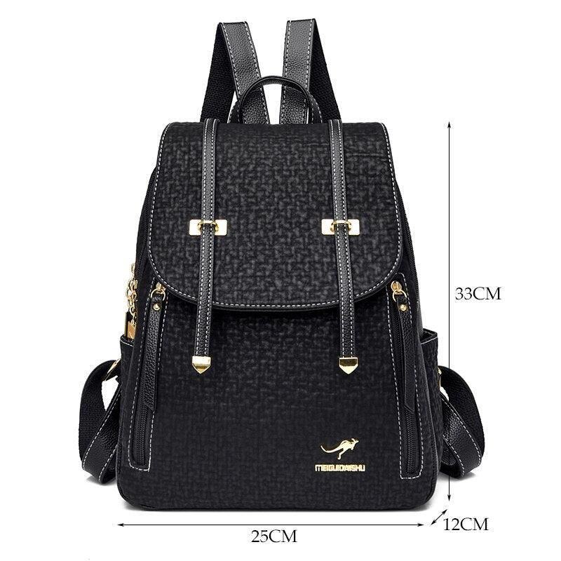 Begue Damen-Lederrucksack