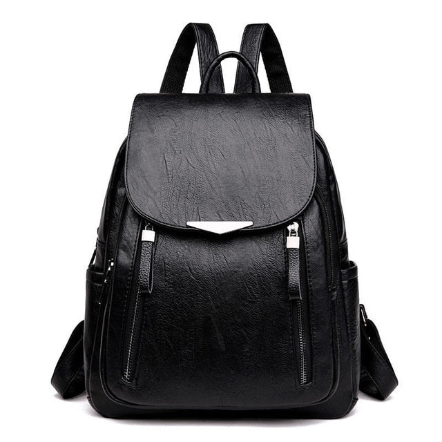Lu Damen-Lederrucksack