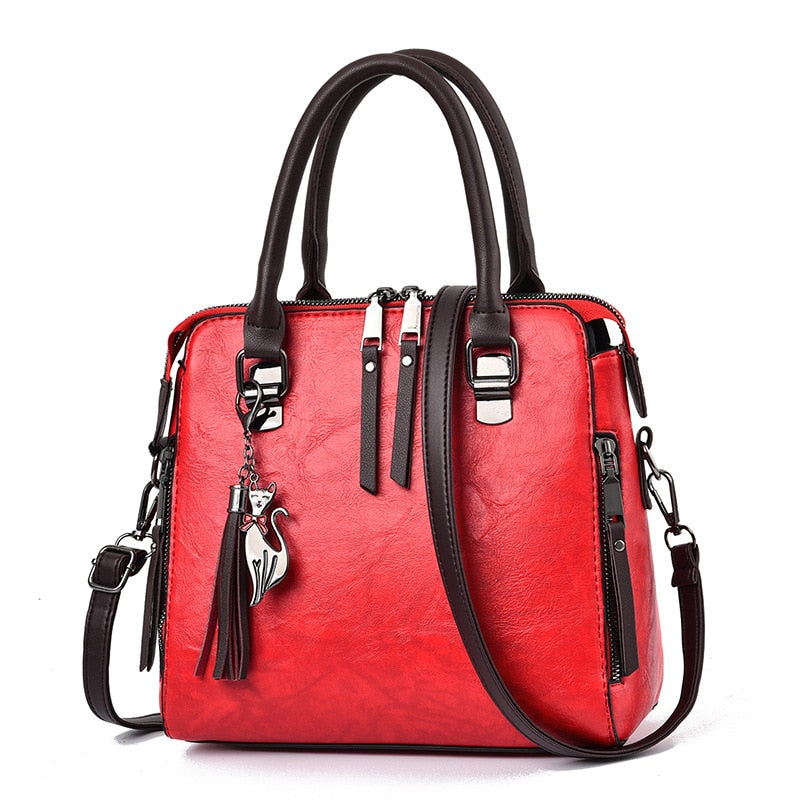 Burora Damen-Ledertasche
