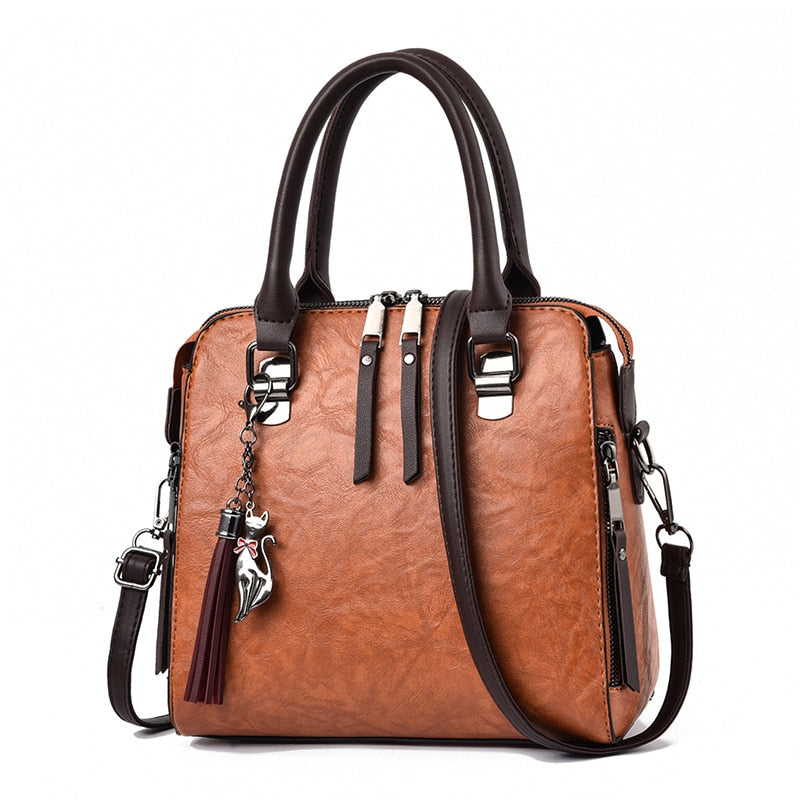 Burora Damen-Ledertasche