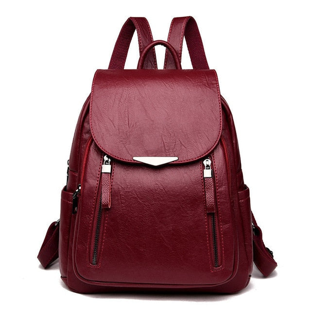 Lu Damen-Lederrucksack