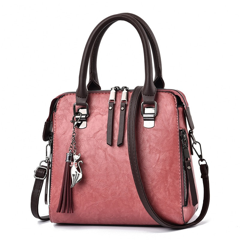Burora Damen-Ledertasche