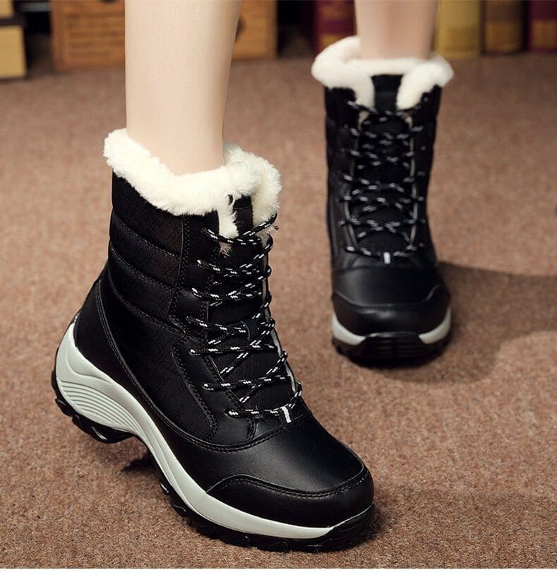 BelleWint® - Hohe Stiefel mit Innenfell